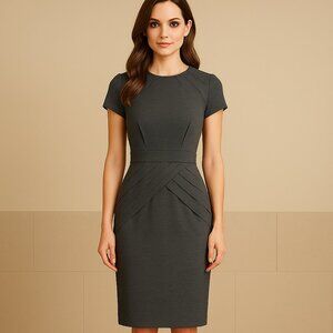 Max and Cleo Gray Dress Size 4